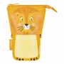 Herlitz 300001508 Lion pehmeä penaali, polyesteri, oranssi/keltainen