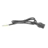 ACT virtakaapeli C19 IEC Lock – avoin pää musta 2 m, PC1174, 5 kpl:n pakkaus