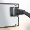 ACT virtakaapeli C19 IEC Lock – avoin pää musta 2 m, PC1174, 5 kpl:n pakkaus