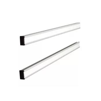 Nobo T-Card liitoskiskot metalli koko 24, alumiini, valkoinen, 772 mm, 13 mm, 450 g, 36 mm