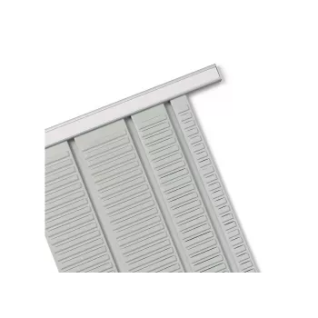 Nobo T-Card liitoskiskot metalli koko 24, alumiini, valkoinen, 772 mm, 13 mm, 450 g, 36 mm