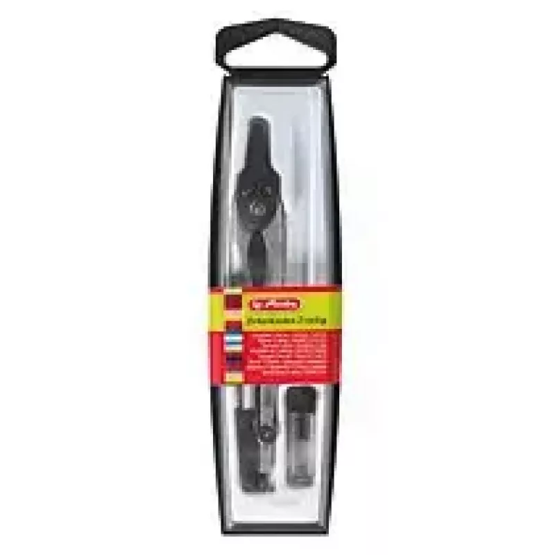 Herlitz 8710006 Harppisarja kotelossa, 2-osainen, 110 mm, musta