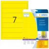 HERMA 5091 Kansioetiketit A4 192 x 38 mm, keltainen, 175 kpl (25 arkkia x 7)