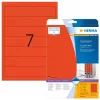 HERMA 5092 Kansioetiketit A4 192 x 38 mm, punainen, 175 kpl (25 arkkia x 7)