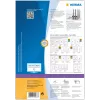 Itseliimautuva tulostintarra HERMA A4 192x38 mm 700 kpl