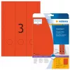 Arkistotarrat HERMA A4 61x297 mm punainen paperi matta peittävä 60 kpl