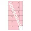 Avery Zweckform 831 Tarjoilijan tilausblokki (Bonbuch), 105 x 198 mm, pinkki, 2 x 50 arkkia