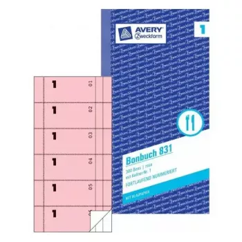 Kuitti Avery 831 300 kpl