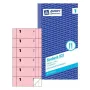Avery Zweckform 831 Tarjoilijan tilausblokki (Bonbuch), 105 x 198 mm, pinkki, 2 x 50 arkkia