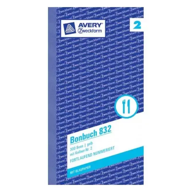 Kuitti Avery 832 300 kpl