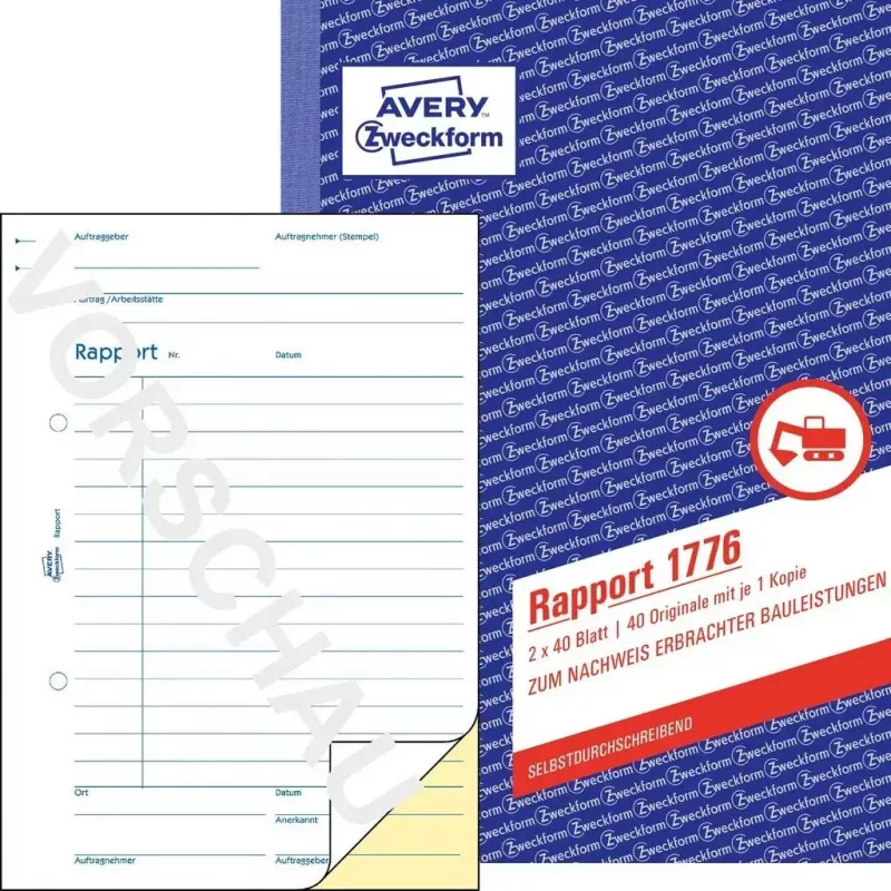 Kirjanpitolomakekirja A5 Avery 1776