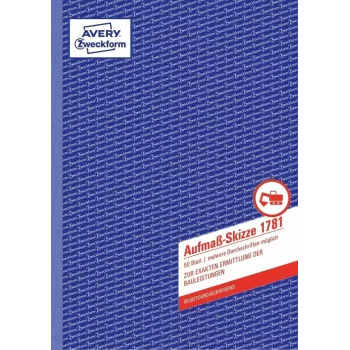 Kirjanpitolomake/-kirja AVERY 1781 A4 50 sivua