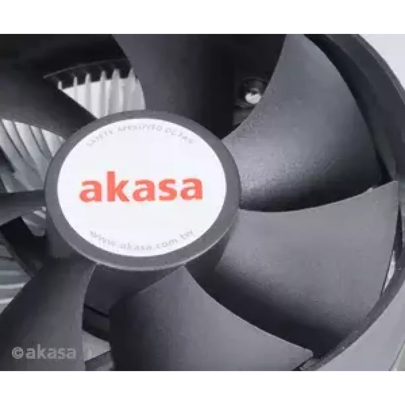 Cooler Akasa AK-CCE-7105EP prosessorin jäähdytysjärjestelmä 9,2 cm musta hopea