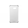 Samsung Clear Cover EF-QG928 takakansi Galaxy S6 edge+ -puhelimelle, hopea, läpinäkyvä