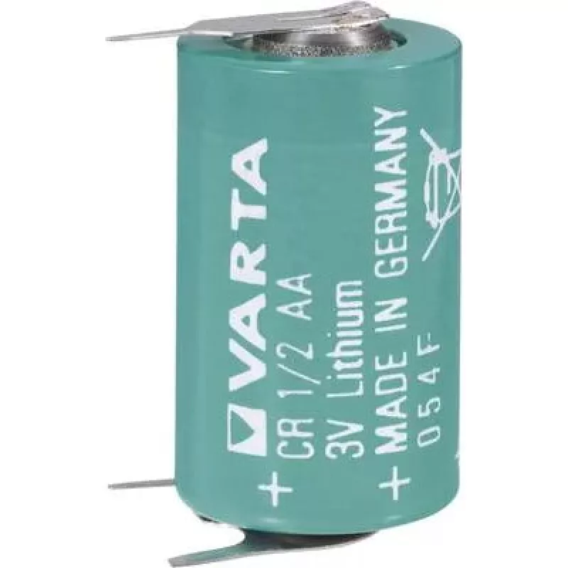 Litiumparisto Varta CR 1/2 AA 3V 970mAh, suurikapasiteettinen nappiparisto