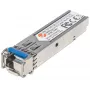 Intellinet lähetin-vastaanotinmoduuli optinen, Gigabit-kuitu WDM Bi-Directional SFP, 1000Base-Lx (LC) single-mode-portti, 10 km, aallonpituudet: vastaanotto (RX) 1550 nm ja lähetys (TX) 1310 nm, WDM (Rx1550/Tx1310), MSA-yhteensopiva, vastaa Cisco GLC-BX-U, Ethernet, kuitu