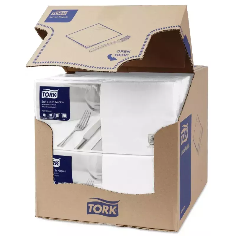Paperiservetit Tork 477414 valkoinen 150 kpl
