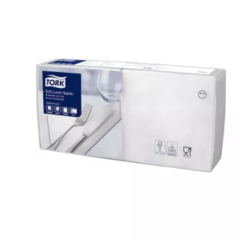 Paperiservetit Tork 477414 valkoinen 150 kpl