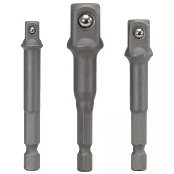 KS Tools 514.1105 1/4 tuuman nelikulma-adapterisarja, 3 kpl