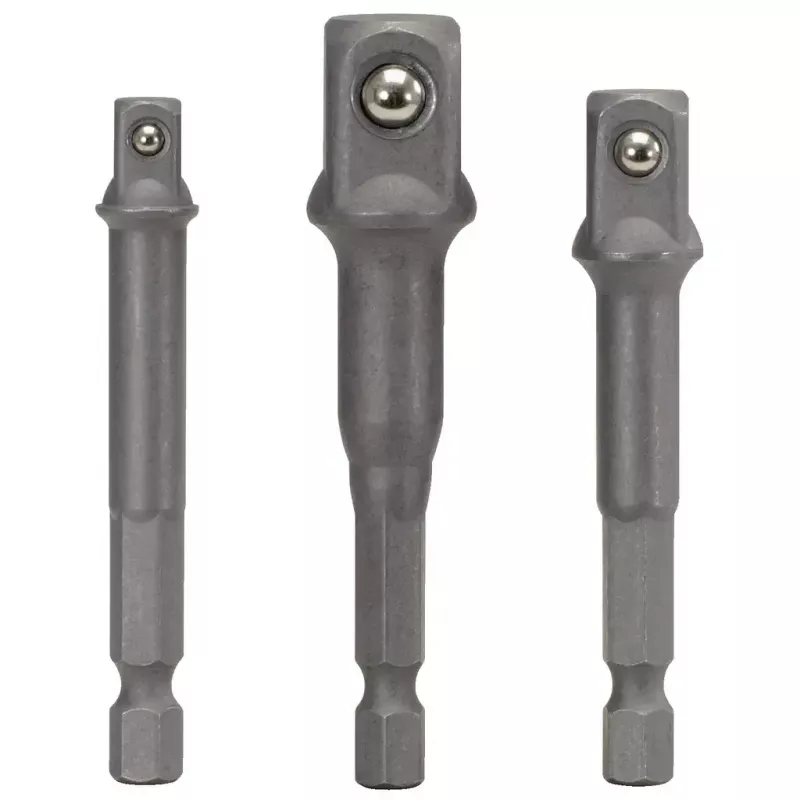 KS Tools 514.1105 1/4 tuuman nelikulma-adapterisarja, 3 kpl