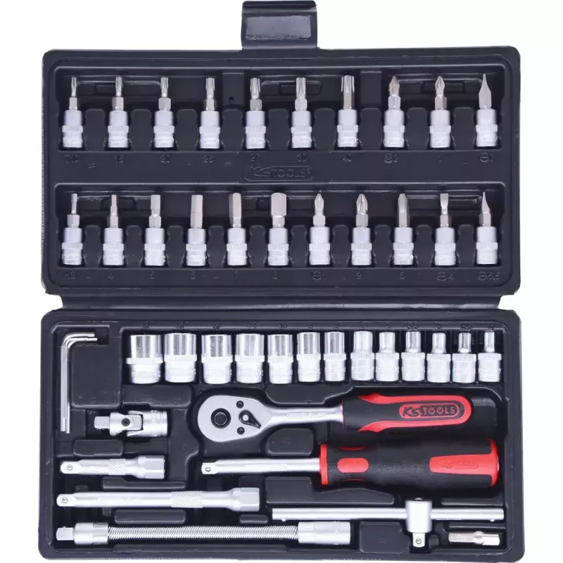 KS Tools 911.0646 1/4 hylsysarja, 46 kpl