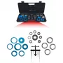 Aluslevysarja KS Tools 700.1280 teräs 24 kpl