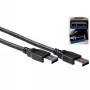 USB-kaapeli ACT USB 3.0 A-uros - USB A-uros 2,00 m