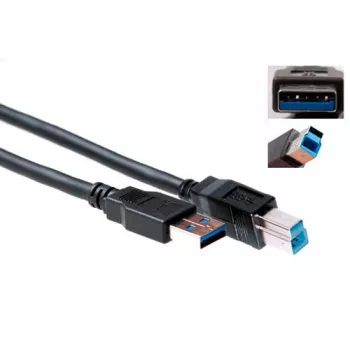 USB-kaapeli ACT USB 3.2 Gen1 A-uros - USB B-uros 1,00 m