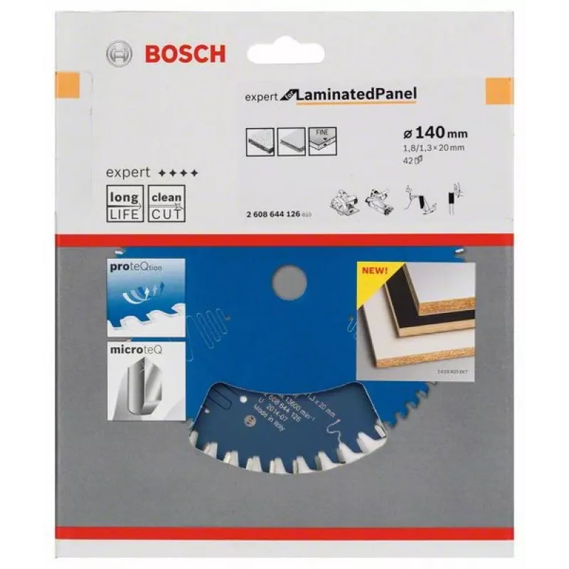 Pyörösahanterä Bosch 2 608 644 126 14 cm laminoiduille levyille