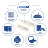 ACT norsunluu 7 metrin U/UTP CAT6 patch-kaapeli RJ45-liittimillä