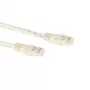 ACT ivory 15 metrin U/UTP CAT6 patch-kaapeli RJ45-liittimillä