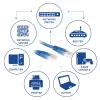 ACT sininen 7 metrin U/UTP CAT6 patch-kaapeli RJ45-liitännöillä