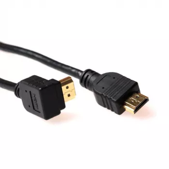 ACT 1 metrin HDMI High-Speed-kaapeli v2.0 HDMI-A-uros kulma - HDMI-A-uros suora