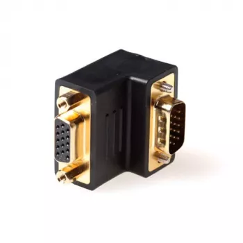 VGA-adapteri ACT AB9066 kulma uros naarasliittimeen
