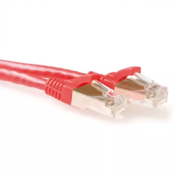 ACT punainen 30 metrin LSZH SFTP CAT6A -verkkokaapeli ilman lukitussalpaa RJ45-liittimillä