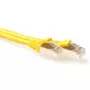 ACT keltainen 3 metrin LSZH SFTP CAT6A -verkkokaapeli, RJ45-liittimillä, rastnasensuojalla