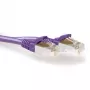 ACT violetti 30 metrin LSZH SFTP CAT6A -verkkokaapeli, snagless, RJ45-liittimillä