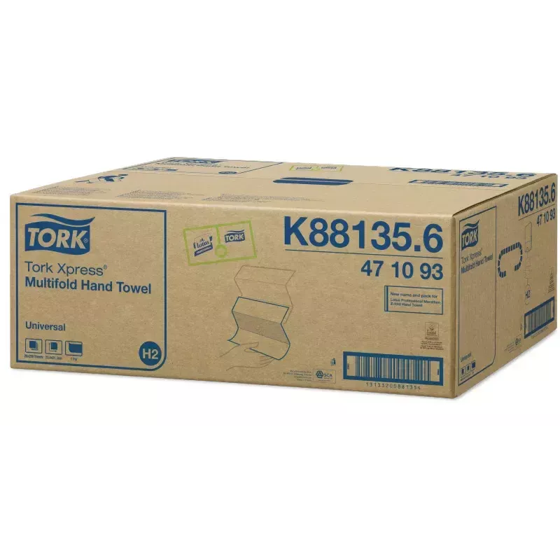 Käsipyyhkeet Tork 471093 250 arkkia valkoinen