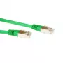 ACT vihreä 2 metrin LSZH SFTP CAT6 -verkkokaapeli RJ45-liittimillä