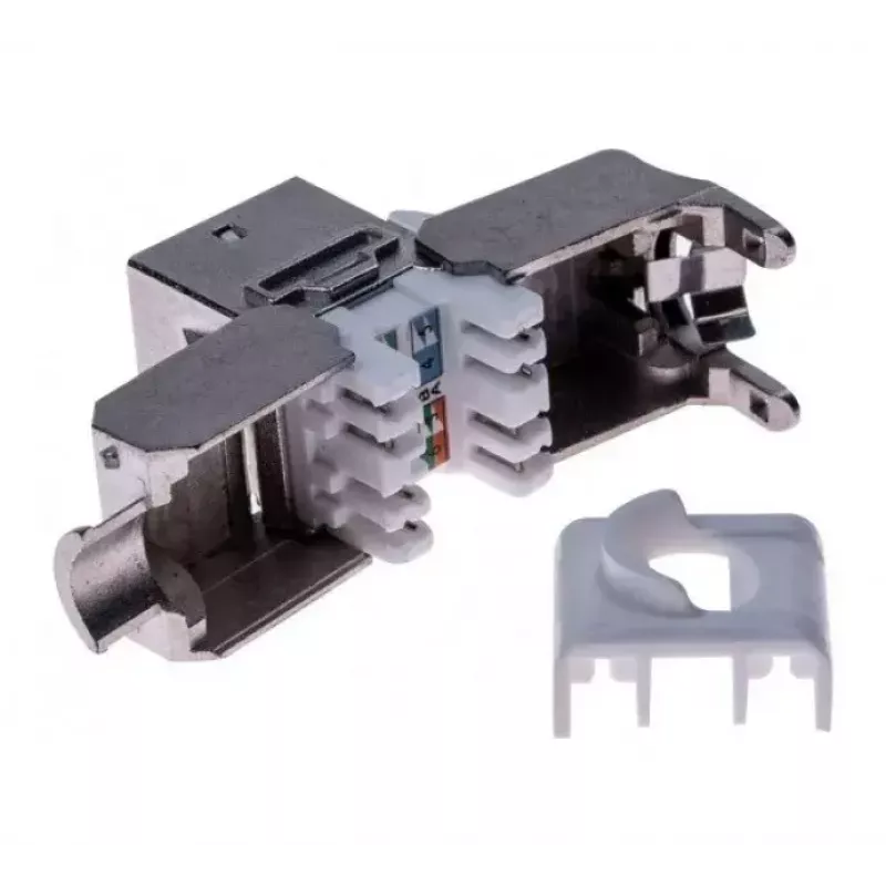 Keystone-moduuli Dexlan 272928 litteä harmaa RJ-45