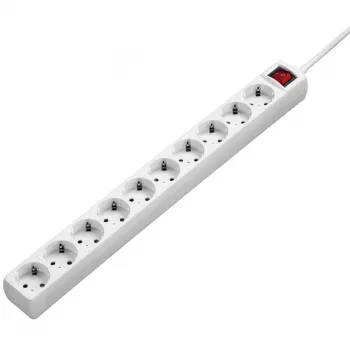 Hama 00137234 ylijännitesuoja valkoinen 10 AC-pistorasiaa 230 V 3 m