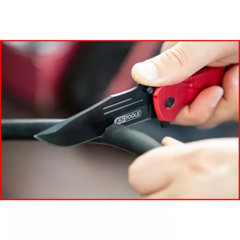 Taskuveitsi Camper/Scout KS Tools 907.2220 musta punainen