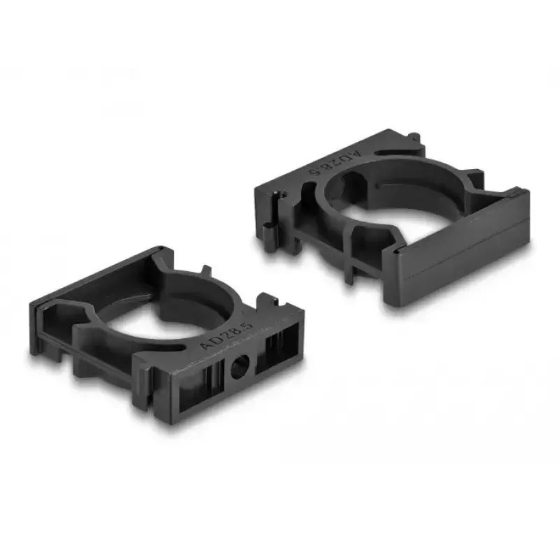 Kaapelipidike DeLOCK 60487 28,5 mm musta 4 kpl