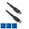 ACT USB 2.0 lataus-/datakaapeli C-pistoke – C-pistoke 1 metri, nylon