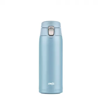 EMSA Light Mug 400 ml sininen ruostumaton teräskansi polypropeeni
