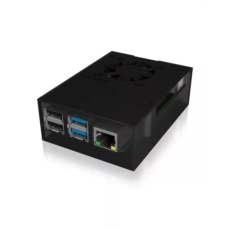 ICY BOX IB-RP108 kotelo antrasiitti, musta