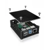 ICY BOX IB-RP110 kotelo musta
