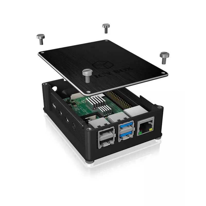 ICY BOX IB-RP110 kotelo musta