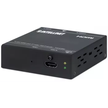 Intellinet H.264 HDMI Over IP -videoseinälaajennin - lähetin jakaa H.264-pakatun 1080p-HDMI-signaalin verkon kautta jopa 500 m; videoseinä, unicast- ja multicast-suoratoisto; asennettava, musta