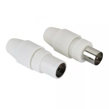 Hama 00205212 koaksiaaliliitin 2 kpl